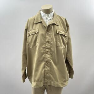 Winston Peru Top Men 3XL Tan Shirt Jacket Button Up Utility Pockets Outdoor NWT